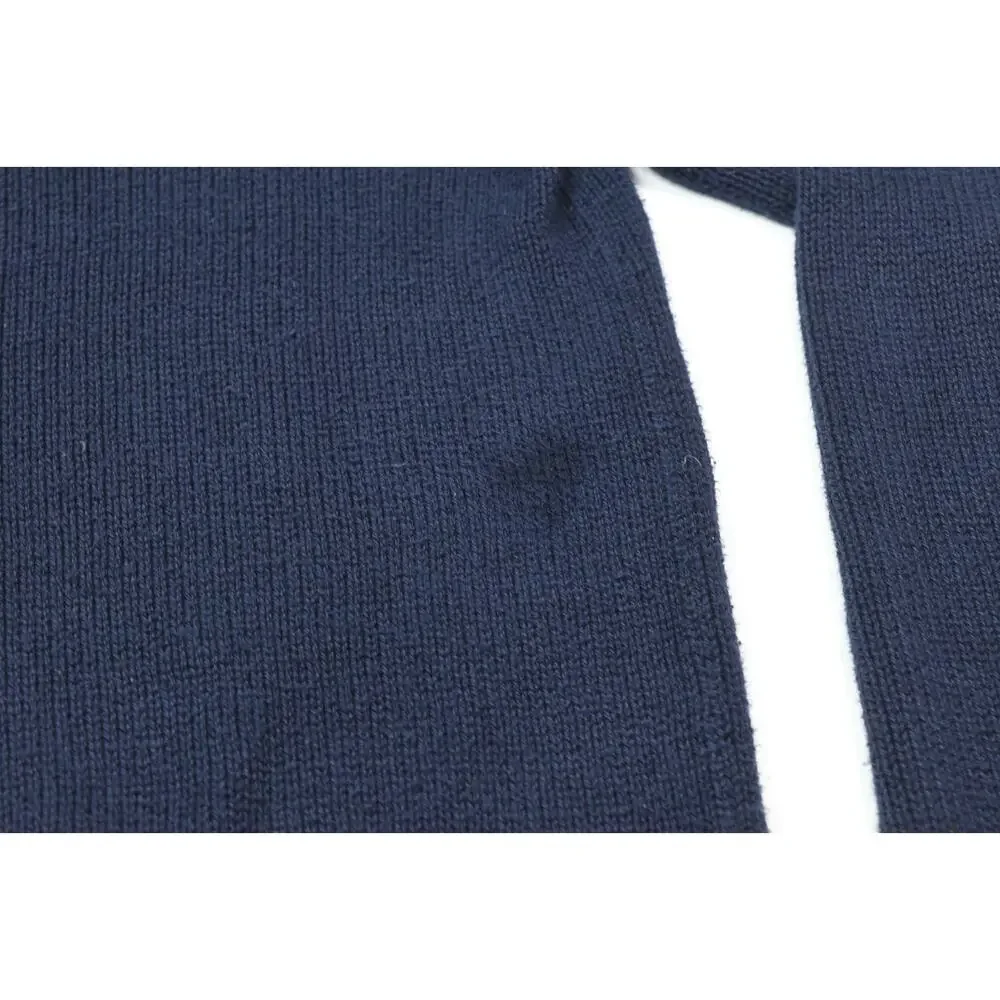 Vintage Polo Ralph Lauren Sweater Mens XL Blue Pima Cotton Long Sleeve Crew Neck